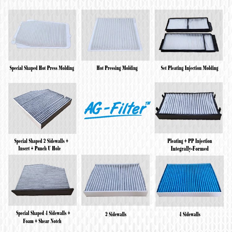 AG-Filter Factory High Performance Activated Carbon Auto Air Condition Filter Auto Cabin Filter